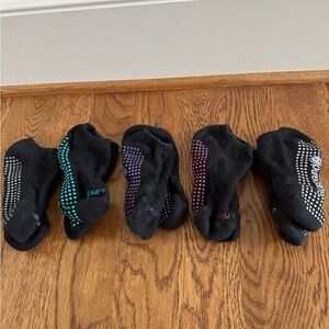 LOT Pure Barre Sticky Grippy Workout Socks